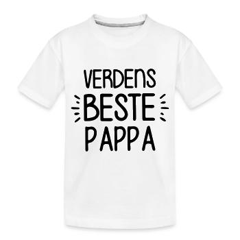 le meilleur père du monde - T-shirt bio Premium Enfant - blanc - Devant