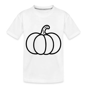 citrouille - T-shirt bio Premium Enfant - blanc - Devant
