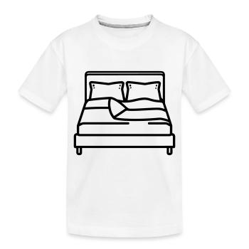 lit - T-shirt bio Premium Enfant - blanc - Devant