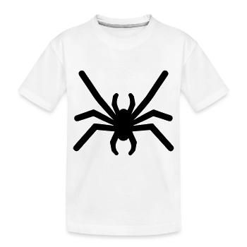 spider - Kids' Premium Organic T-Shirt - white - Front