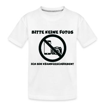 Idée cadeau drôle d’humour drôle - T-shirt bio Premium Enfant - blanc - Devant