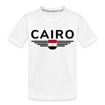 Egypt Cairo Fan Outfit T Shirt Design Fashion - Kids' Premium Organic T-Shirt - white - Front