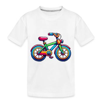 Bicyclette - T-shirt bio Premium Enfant - blanc - Devant
