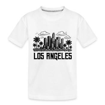 Ville de Los Angeles - T-shirt bio Premium Enfant - blanc - Devant