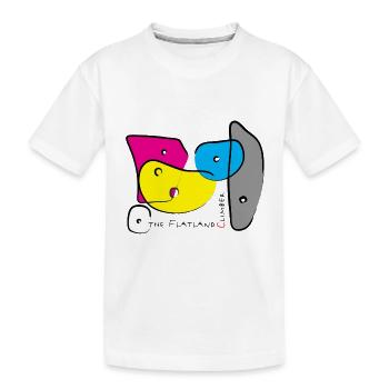 Poignées d’escalade de bloc couleur 3 - T-shirt bio Premium Enfant - blanc - Devant