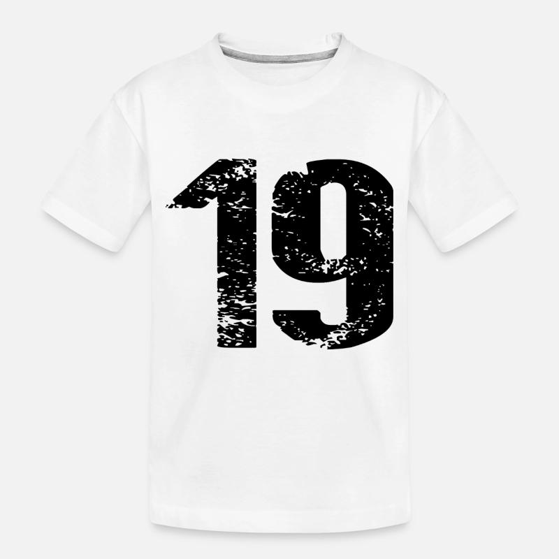 Justaucorps à 19 chiffres - T-shirt bio Premium Enfant - blanc