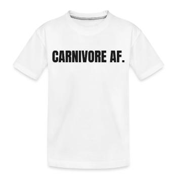 CARNIVORE | T-shirt Carnivore | Amateur de viande audacieux - T-shirt bio Premium Enfant - blanc - Devant