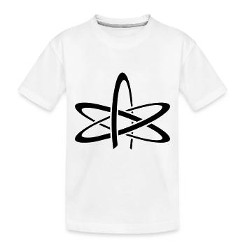 atom of atheism - Kinder Premium Bio T-Shirt - Weiß - Vorne