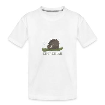 sanglier - T-shirt bio Premium Enfant - blanc - Devant