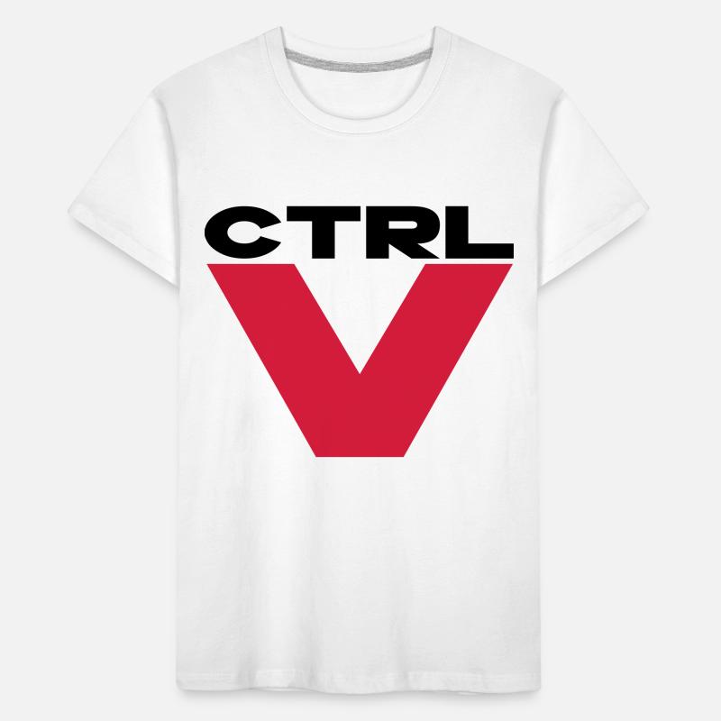 ctrl v T-shirt bio Premium Enfant