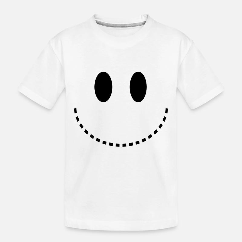 Smiley - T-shirt bio Premium Enfant - blanc