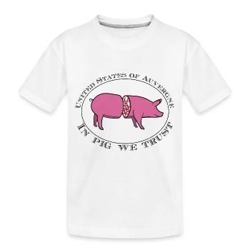 UNITED STATES OF AUVERGNE - T-shirt bio Premium Enfant - blanc - Devant