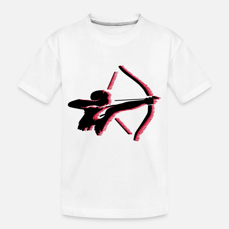 Bogenschütze - Kinder Premium Bio T-Shirt - Weiß