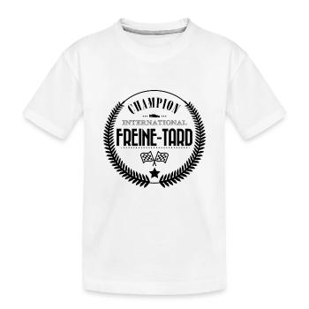 Champion international du freine-tard - T-shirt bio Premium Enfant - blanc - Devant