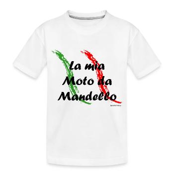 la_mia_moto_mandello - Kids' Premium Organic T-Shirt - white - Front
