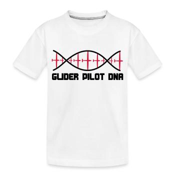 dna planeur - T-shirt bio Premium Enfant - blanc - Devant