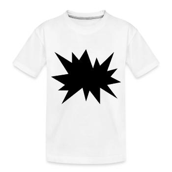 Boom!! - Kinder Premium Bio T-Shirt - Weiß - Vorne