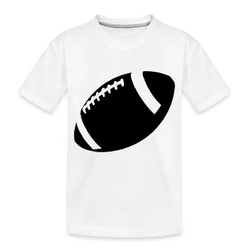 American Football - Kids' Premium Organic T-Shirt - white - Front