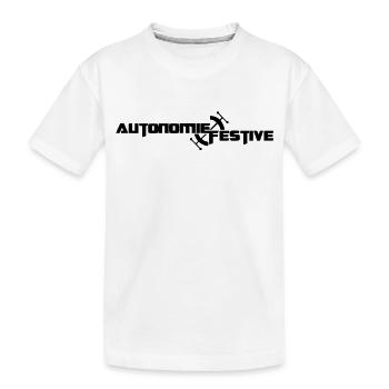 festive autonomy - Kids' Premium Organic T-Shirt - white - Front