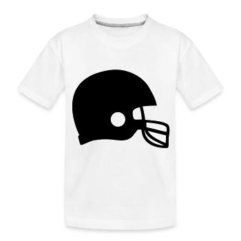 football___hat____f1 - Kids' Premium Organic T-Shirt - white - Front