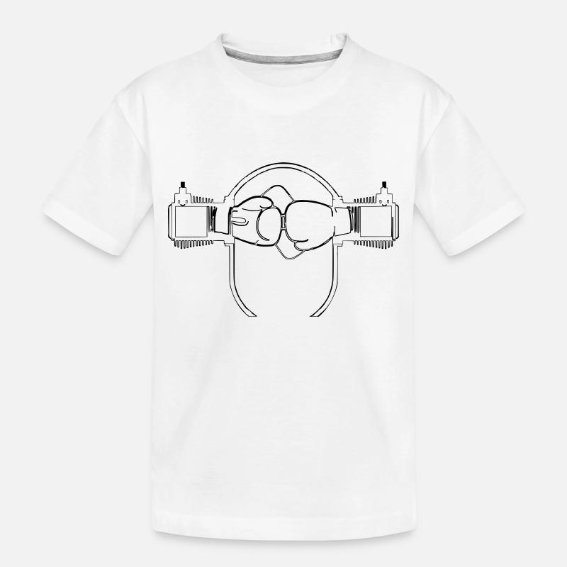 Moteur de boxer - T-shirt bio Premium Enfant - blanc