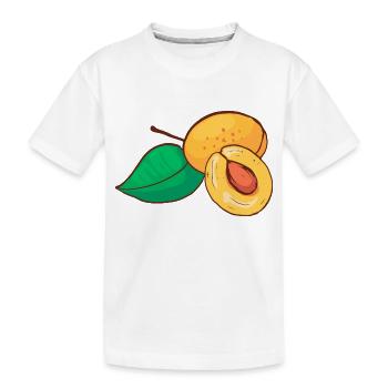 Mirabelle Yellow Plum - Kids' Premium Organic T-Shirt - white - Front