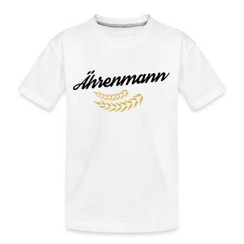 Ährenmann - ear to whom honor is due - Kids' Premium Organic T-Shirt - white - Front