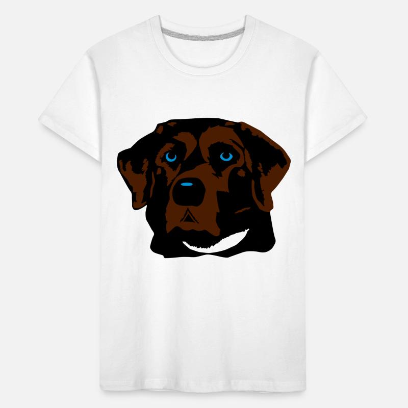 Labrador braun, blond oder schwarz Kinder Premium Bio T-Shirt