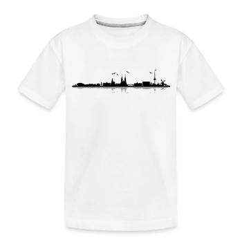 Brême Skyline - T-shirt bio Premium Enfant - blanc - Devant