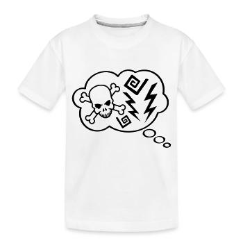Think Bubble Angry - Kinder Premium Bio T-Shirt - Weiß - Vorne