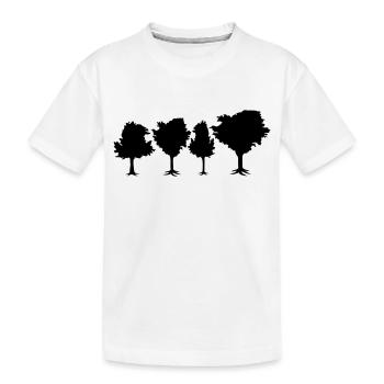 Trees - T-shirt bio Premium Enfant - blanc - Devant