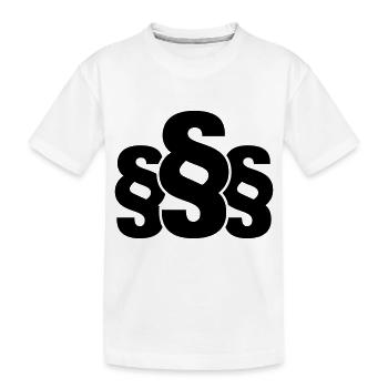paragraphs_icon_gi1 - Kinder Premium Bio T-Shirt - Weiß - Vorne