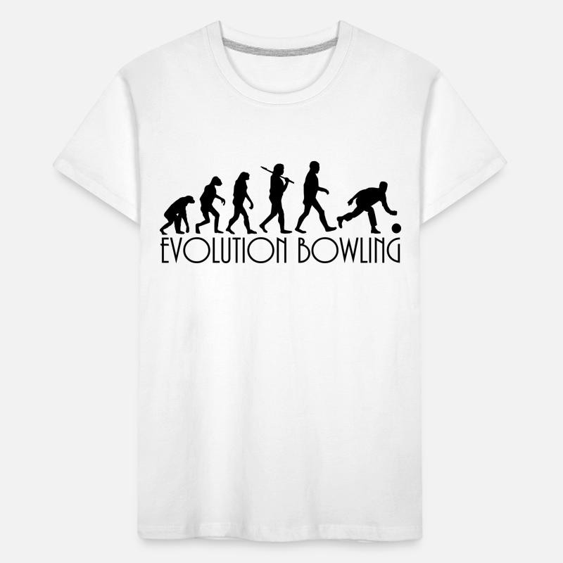 evolution Bowling Kids' Premium Organic T-Shirt