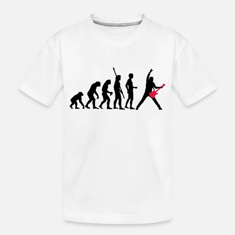 evolution_guitar_112013_a_2c - T-shirt bio Premium Enfant - blanc