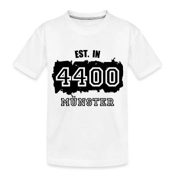 Established 4400 Münster - Kinder Premium Bio T-Shirt - Weiß - Vorne