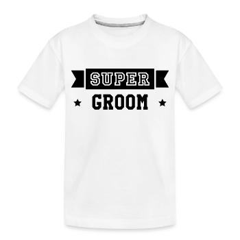 Groom / Hôtellerie / Hôtel / Hotel / Cheval - T-shirt bio Premium Enfant - blanc - Devant