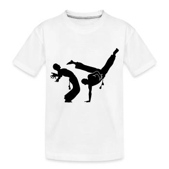 capoeira - T-shirt bio Premium Enfant - blanc - Devant