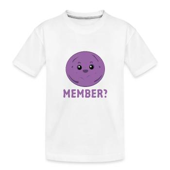 Member Berries - Memberberies - Kids' Premium Organic T-Shirt - white - Front