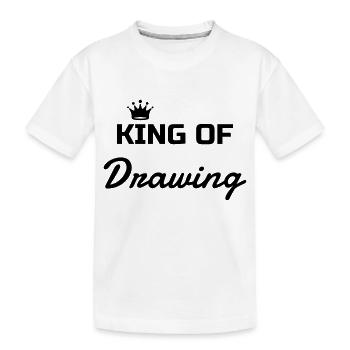 Zeichnung / Zeichner / Drawing / Drawer - Kinder Premium Bio T-Shirt - Weiß - Vorne