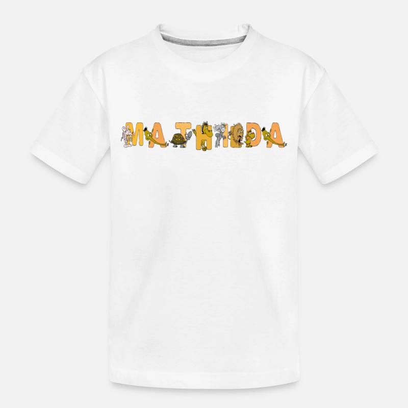 Mathilda - Kinder Premium Bio T-Shirt - Weiß