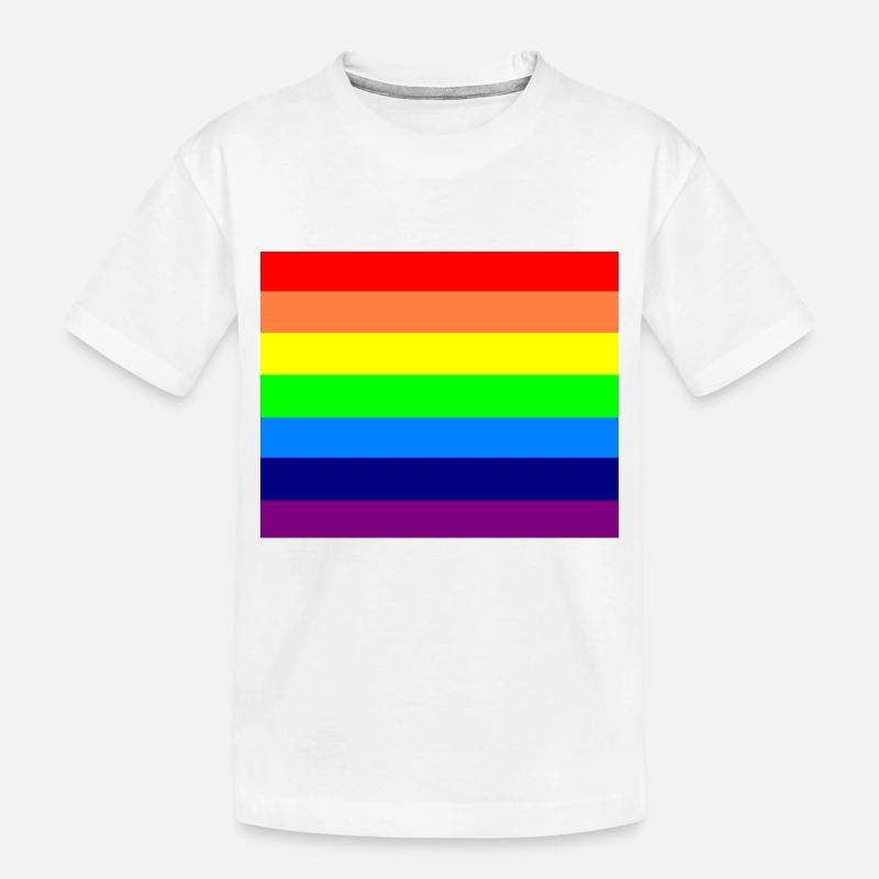 Rainbow Corona HBT - Ekologisk premium-T-shirt barn - vit