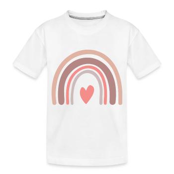 Arc-en-ciel - T-shirt bio Premium Enfant - blanc - Devant