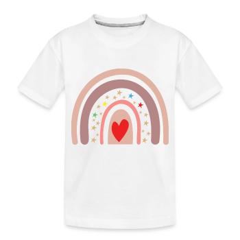 Arc-en-ciel - T-shirt bio Premium Enfant - blanc - Devant