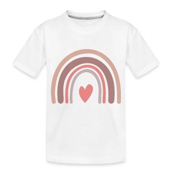 Arc-en-ciel - T-shirt bio Premium Enfant - blanc - Devant