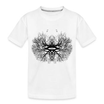 Nature Art - Kids' Premium Organic T-Shirt - white - Front