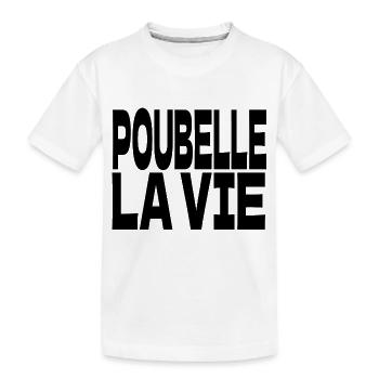 poubelle la vie - T-shirt bio Premium Enfant - blanc - Devant