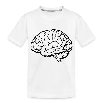 Anatomie Organe cérébral - T-shirt bio Premium Enfant - blanc - Devant