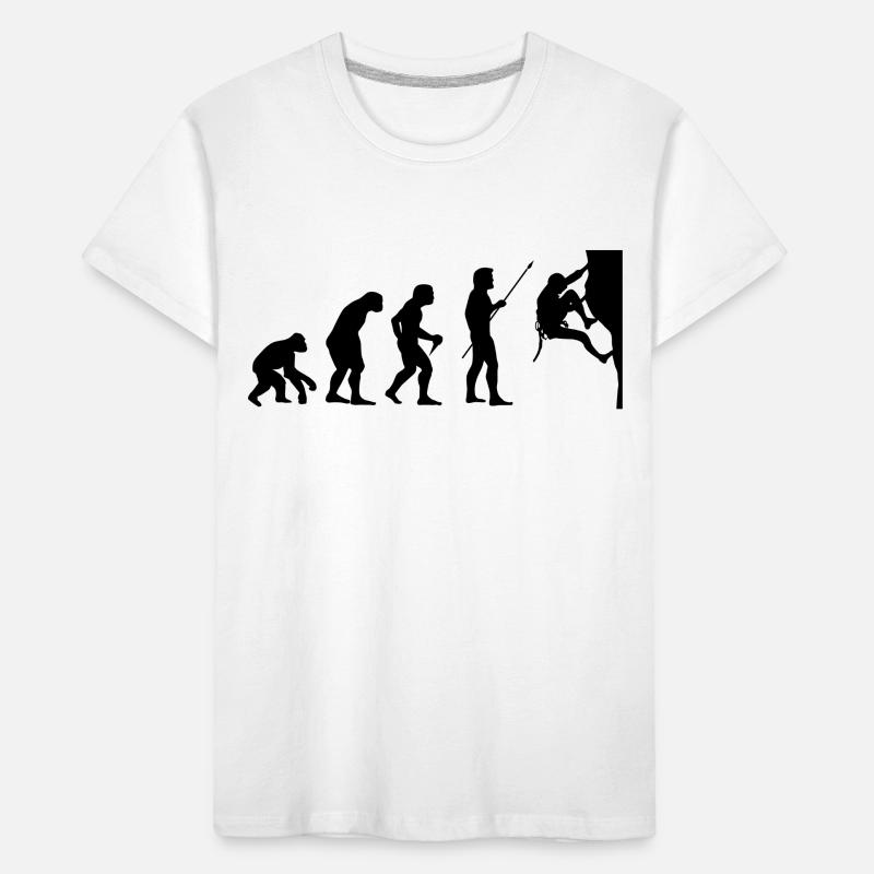 Climbing Evolution Boulderin Mountaineering Boulde Kinder Premium Bio T-Shirt