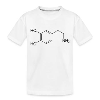 Dopamine - Kinder Premium Bio T-Shirt - Weiß - Vorne
