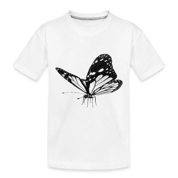 Papillon, Papillon - T-shirt bio Premium Enfant - blanc - Devant